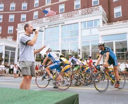 Introductions at the 2003 Downtown Northampton Criterium for Equal Access