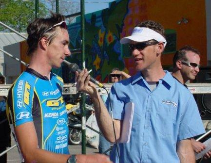 John interviews 2005 Tour of the Gila criterium winner Todd Wells (GT/Hyundai)
